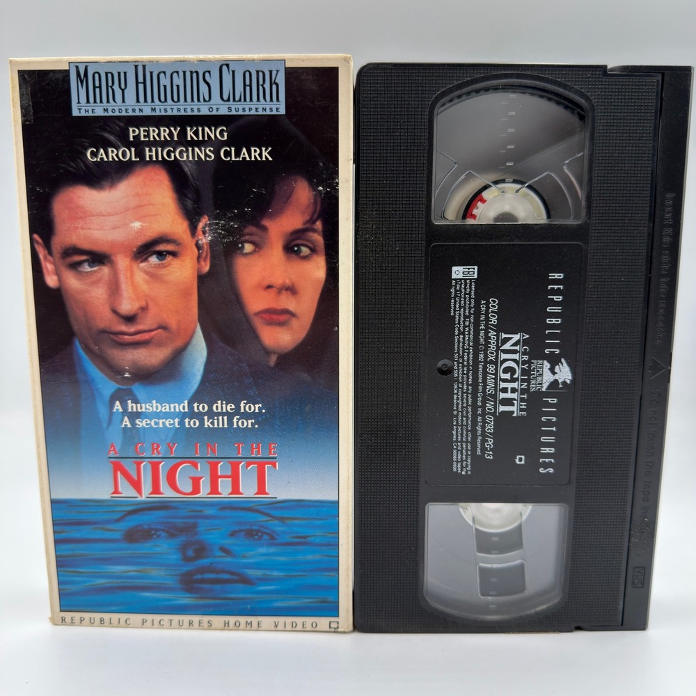 A Cry in the Night VHS Mary Higgins Clark Perry King Republic Pictures 1992